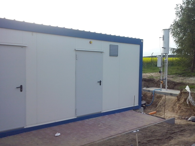 Kompletna stacja sprężania biogazu, dostarczona przez CES dla Zakładu Zagospodarowania Odpadów Komunalnych w Bladowie